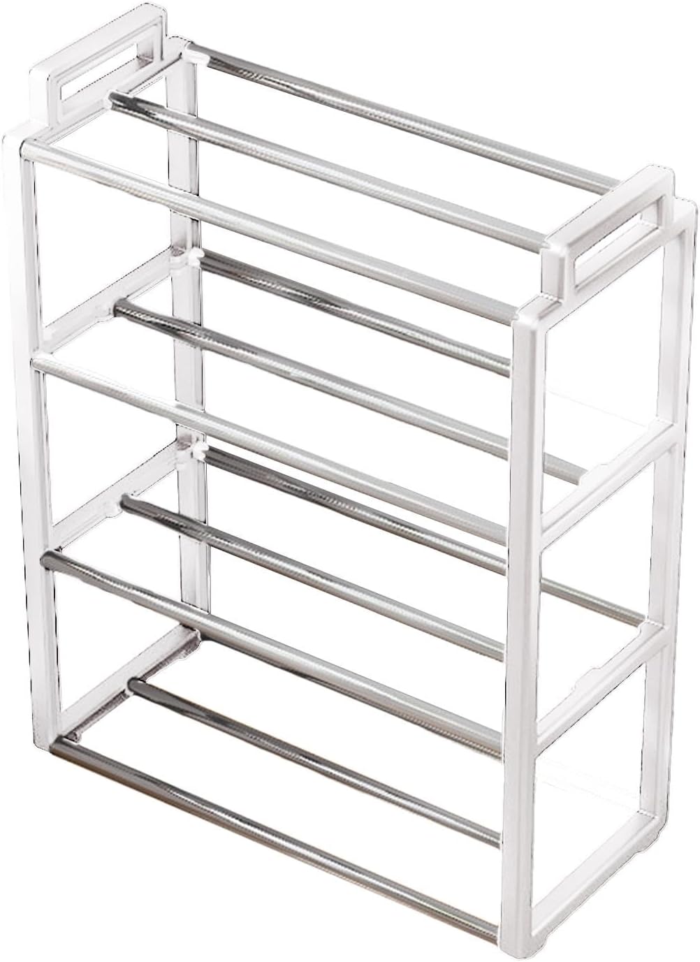 3-Tier Metal Storage Rack – Multipurpose Organizer Shelf for Kitchen, Bathroom, Living Room – Silver