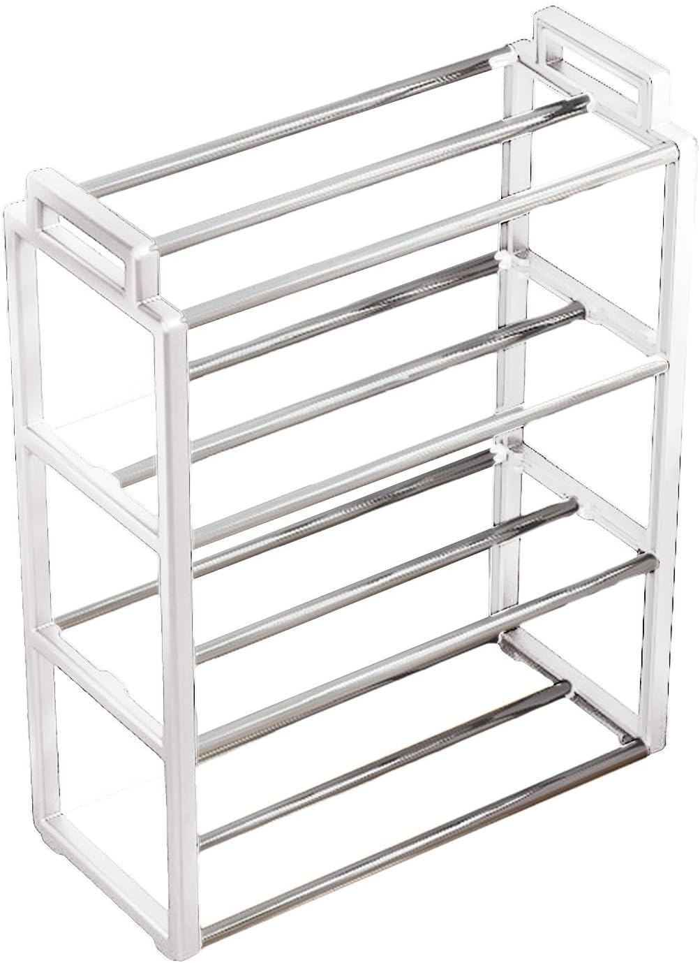 3-Tier Metal Storage Rack – Multipurpose Organizer Shelf for Kitchen, Bathroom, Living Room – Silver