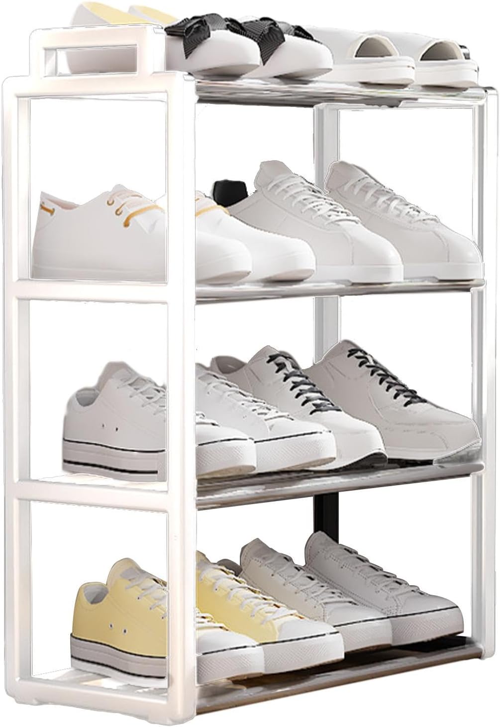 3-Tier Metal Storage Rack – Multipurpose Organizer Shelf for Kitchen, Bathroom, Living Room – Silver