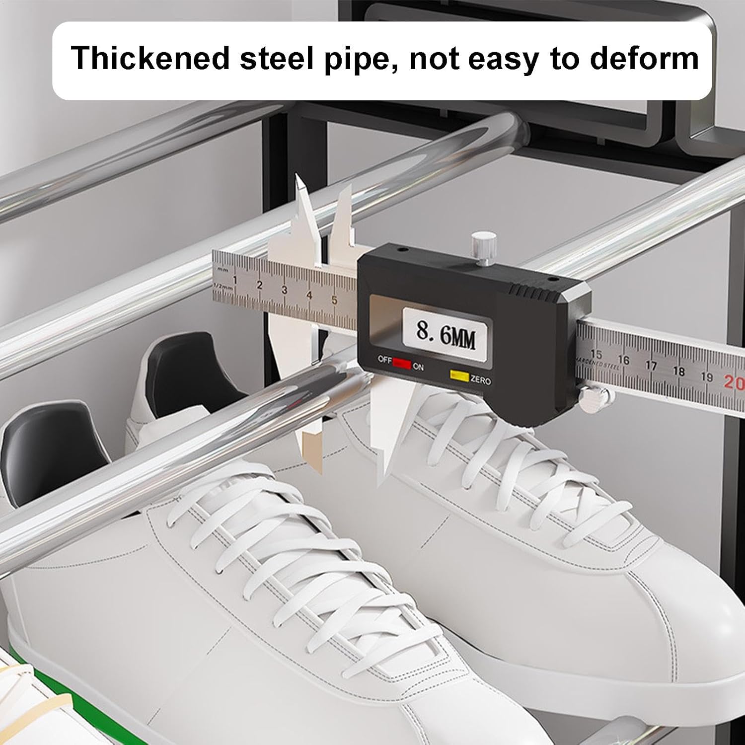 Multi-Purpose 3-Tier Shoe Rack Storage Organizer with Handles – Space-Saving and Durable Design