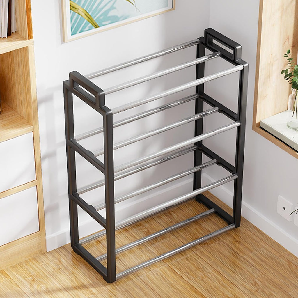 Multi-Purpose 3-Tier Shoe Rack Storage Organizer with Handles – Space-Saving and Durable Design
