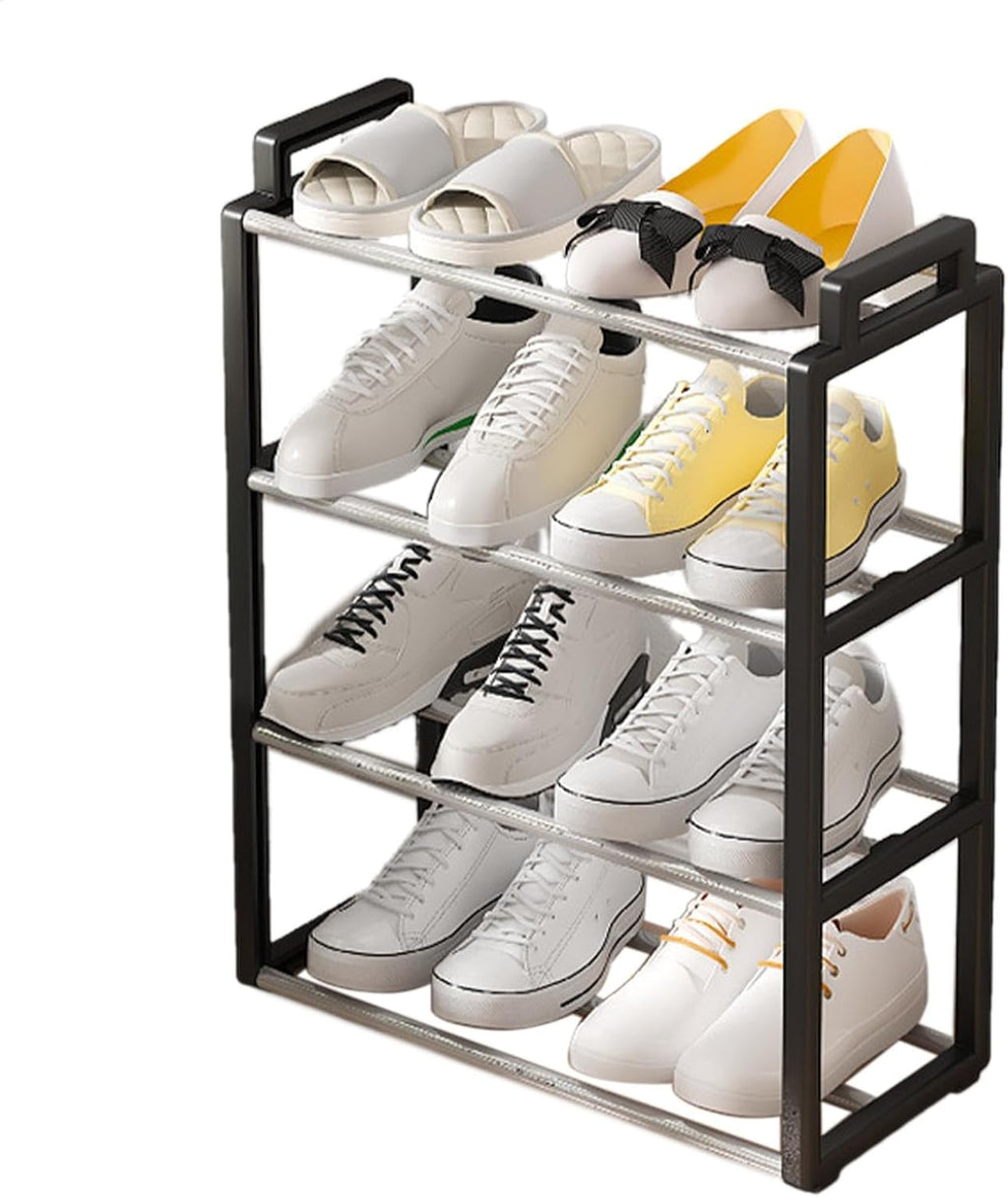 Multi-Purpose 3-Tier Shoe Rack Storage Organizer with Handles – Space-Saving and Durable Design
